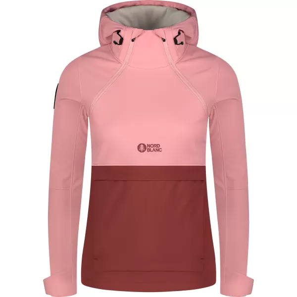 Softshell-Anorak für Damen NORDBLANC NBWSL8275 HELLROSA 