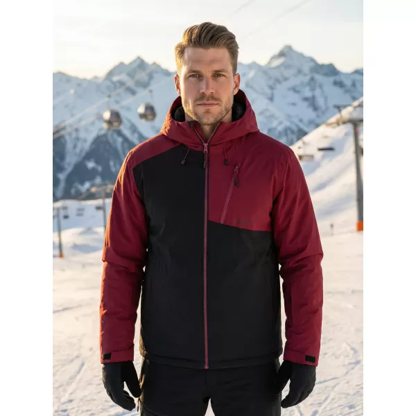  Herren-Winterjacke ALTISPORT GALLUS BURGUND 
