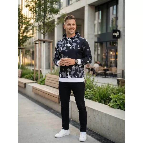  Hochwertiges Funktions-Sweatshirt für Herren ALTISPORT VOJ/ALM108MI01 SCHWARZ 