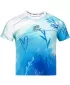 Funktionaler t -Shirt -Prämie von Kindern ALTISPORT VOJ/ALK083TR01 WEIß -BLAU
