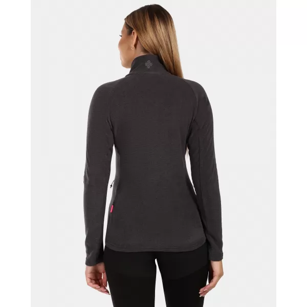  Fleece-Sweatshirt für Damen KILPI GLAMER-W ZL0210KI SCHWARZ 