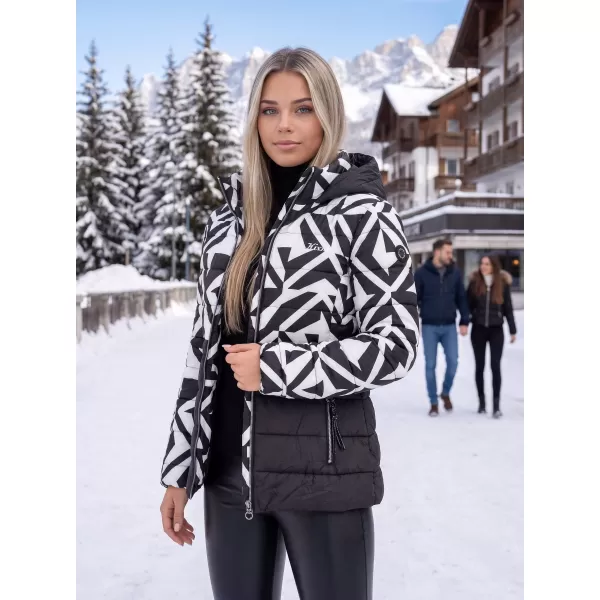  Damenjacke KIXMI VERONICA SCHWARZ/WEIß 