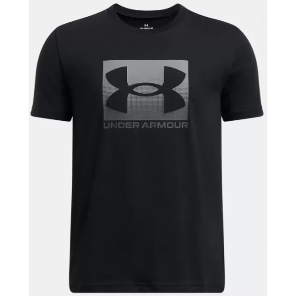  T-Shirt für Jungen UNDER ARMOUR UA B BOXED SPORTS UPDATE SS 1388672-001 SCHWARZ 