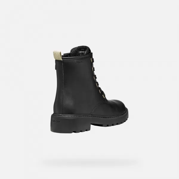  Stiefeletten für Mädchen GEOX CASEY HARRY POTTER J5620B000BCC9999 SCHWARZ 