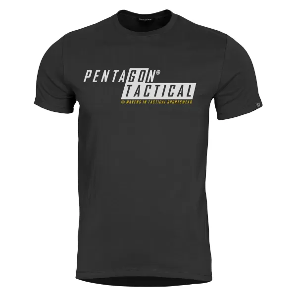  T-Shirt PENTAGON AGERON GO TACTICAL K09012 SCHWARZ 