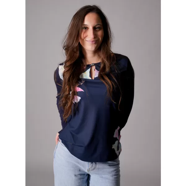 Damen-T-Shirt ALTISPORT GLADYS DUNKELBLAU 