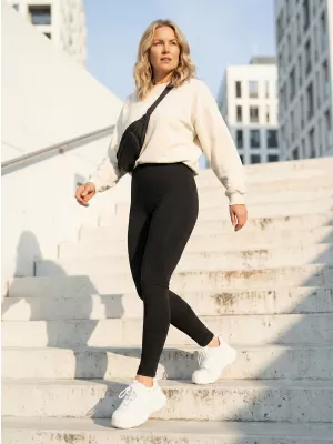 Leggings für Damen ALTISPORT LORDA SCHWARZ