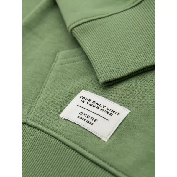  Herren-Sweatshirt OMBRE B1674 GRÜN 