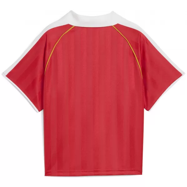  Damentrikot PUMA T7 RELAXED FOOTBALL JERSEY 63215711 FÜR ALLE ZEITEN ROT 