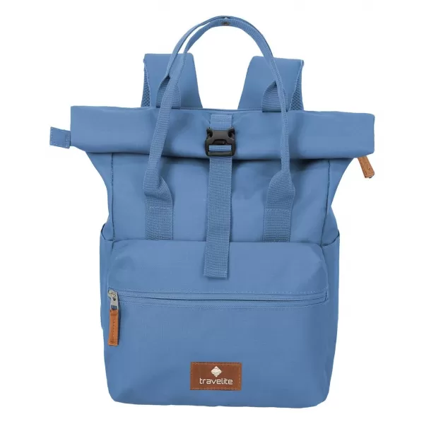  Rucksack TRAVELITE BASICS SHORT HANDLE ROLL-UP DENIM 