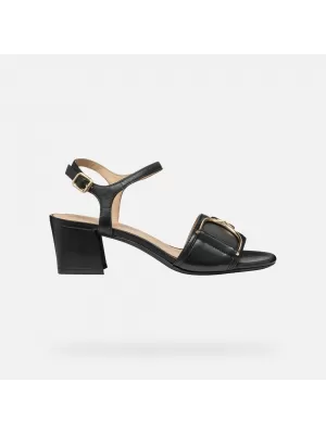 Damensandalen GEOX NEERAKLIA 50 SCHWARZ