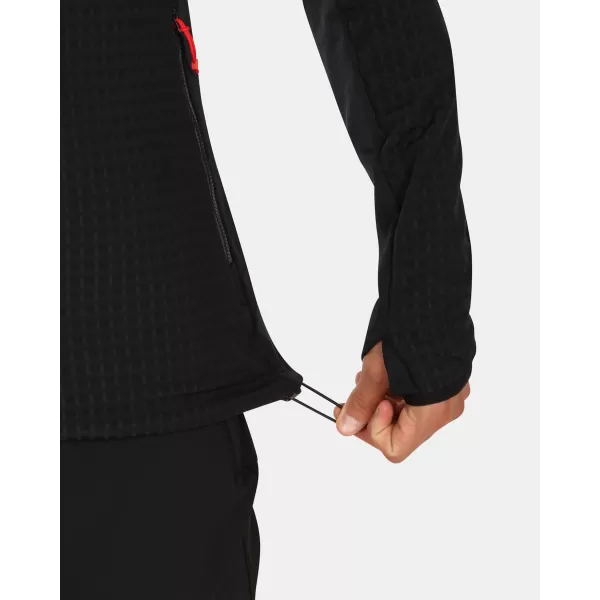  Fleece-Sweatshirt für Herren KILPI FRENI-M ZM0203KI SCHWARZ 