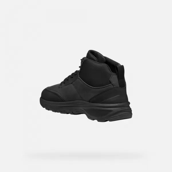  Herren-Sneaker GEOX SENALES ABX G011434 SCHWARZ 
