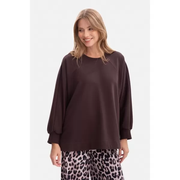  Damen-Sweatshirt BEWEAR B306 DUNKLE SCHOKOLADE 
