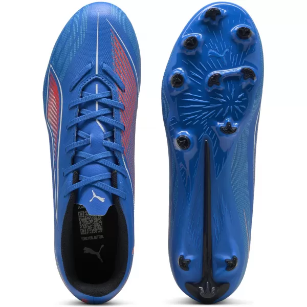  Herrenschuhe PUMA ULTRA 6 PLAY FG/AG 10853201 ULTRA BLAU/WEIß/GLÜHEND ROT 