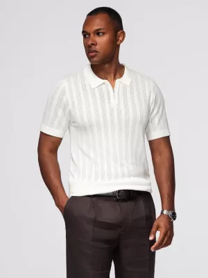 Herren t -Shirt OMBRE OM-POSS-0158 WEIß