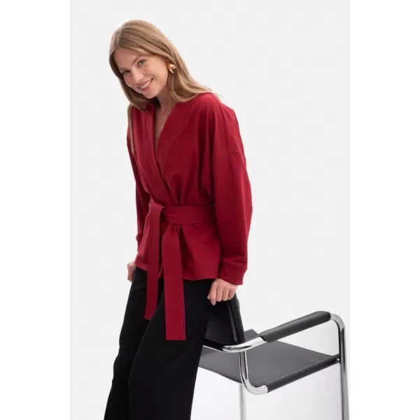  Damenbluse BEWEAR B297 KASTANIENBRAUN 
