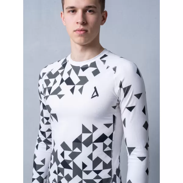  Hochwertiges funktionelles Kompressionsshirt für Herren ALTISPORT VOJ/ALM108TR03 WEIß 