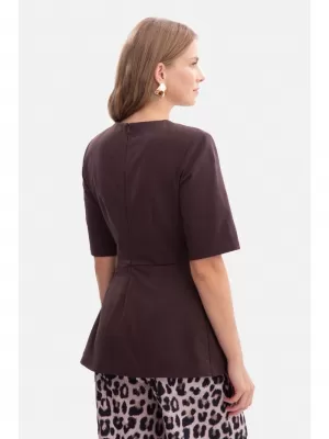 Damenbluse BEWEAR B305 DUNKLE SCHOKOLADE
