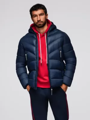 Jacke OMBRE OM-JAHP-0303 MARINEBLAU