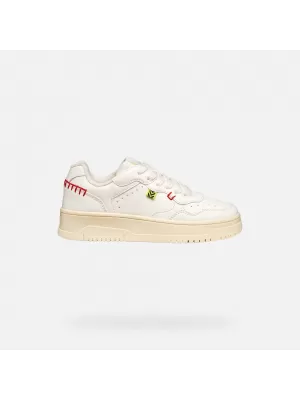 Mädchen-Sneaker GEOX LESTRELLA J56NLC000BCC1000 CREMIG
