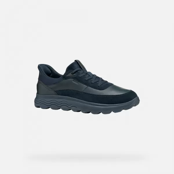  Herren-Sneaker GEOX SPHERICA PLUS G011480 DUNKELBLAU 