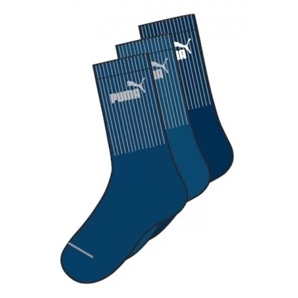  Herrensocken PUMA CREW SOCK 3P 88035503 MARINE 