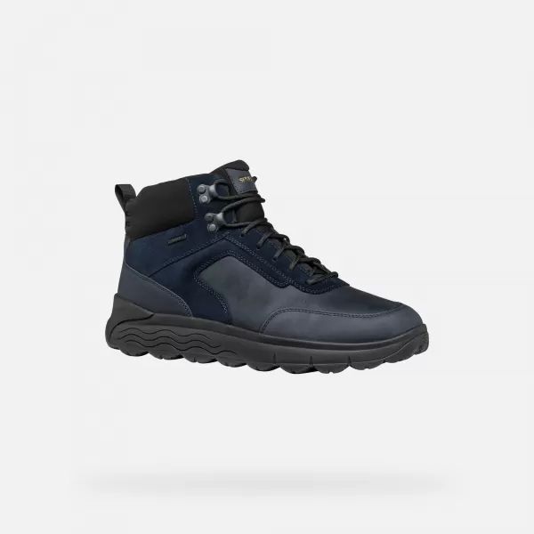  Herren-Stiefeletten GEOX SPHERICA 4X4 ABX DUNKELBLAU 