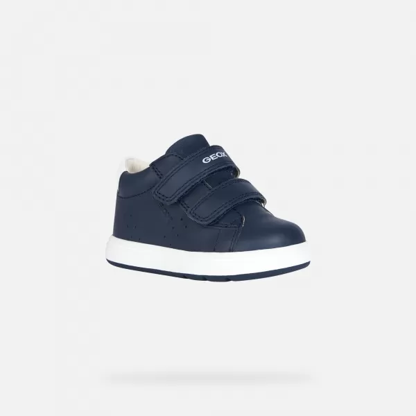  Schuhe für die ersten Schritte für Jungen GEOX BIGLIA DUNKELBLAU 
