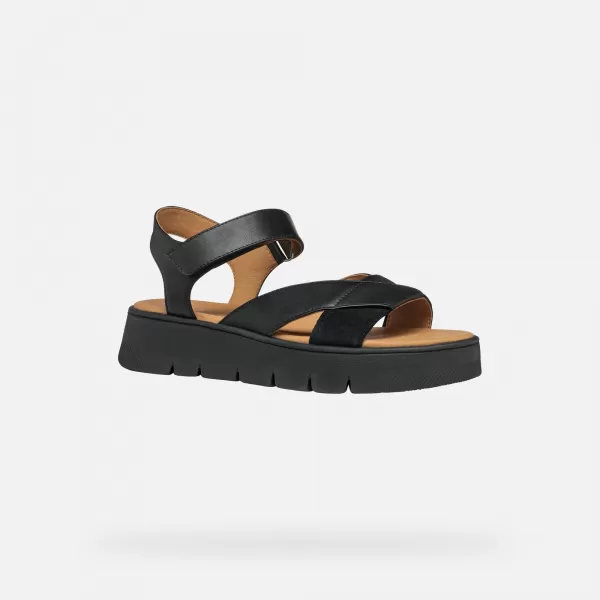  Damensandalen GEOX DANDRA 40 SCHWARZ 
