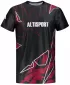 Herren Freizeithemd Premium ALTISPORT VOJ/ALM123TR06 SCHWARZ-ROT