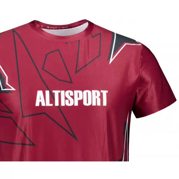  Herren Freizeithemd Premium ALTISPORT VOJ/ALM123TR06 DUNKELROT 