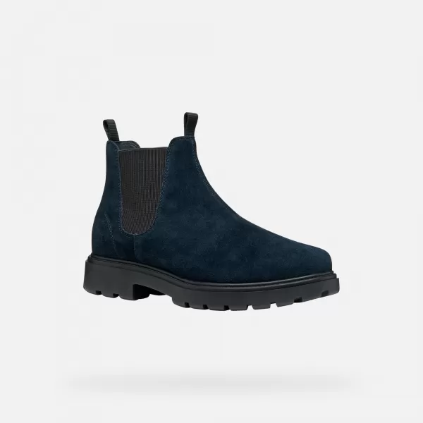  Herrenschuhe GEOX SPHERICA EC7 G011182 DUNKELBLAU 