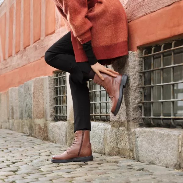  Damen-Stiefeletten GEOX G004555 HELLBRAUN 