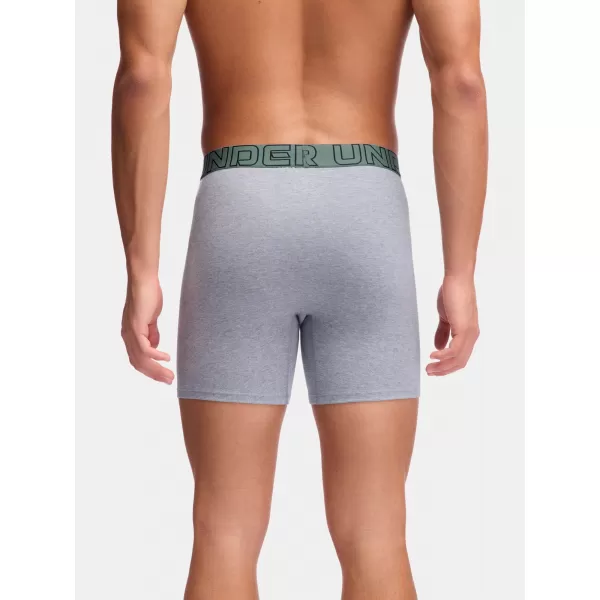  Herren-Boxershorts UNDER ARMOUR M UA PERF COTTON (3KS) 1383889-035 JASPISBLAU 