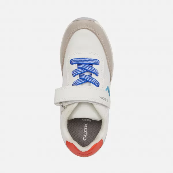  Turnschuhe für Jungen GEOX ALBEN WEIß 