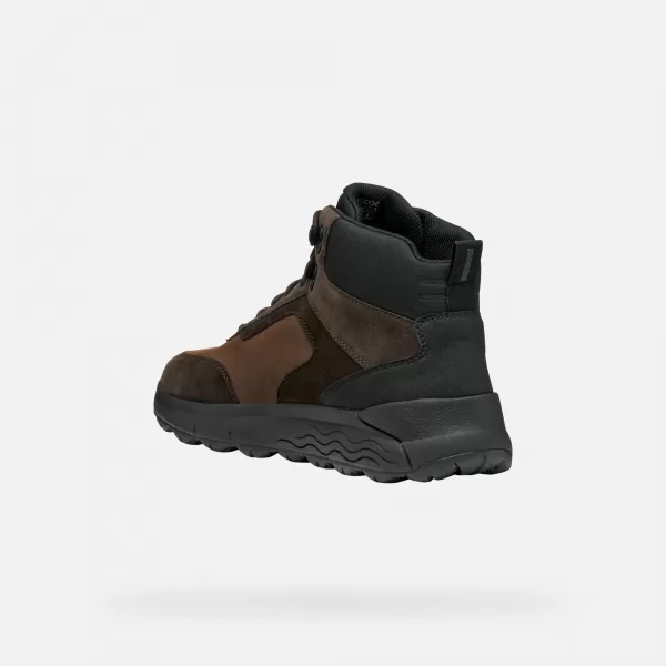  Herrenschuhe GEOX SPHERICA 4X4 ABX G011178 DUNKELBRAUN 