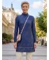 Rollkragenpullover für Damen ALTISPORT GWENITH DUNKELBLAU