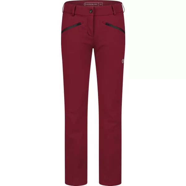  Softshellhose für Damen NORDBLANC SWEEP NBFPL8278 BURGUND 