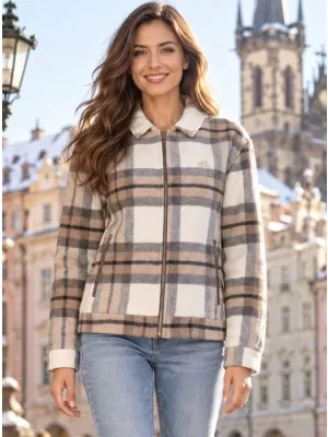 Damen-Sweatshirt ALTISPORT GEALDINE BEIGE
