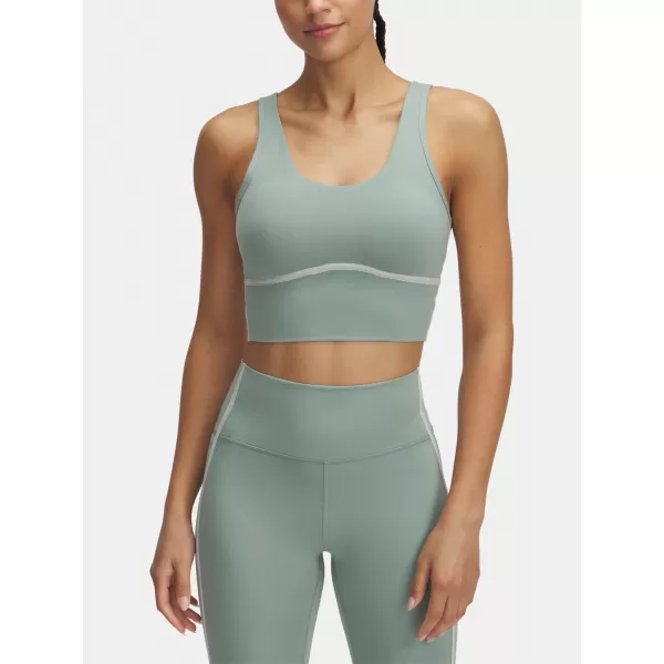  Damen-Tanktop UNDER ARMOUR MERIDIAN PIPED CROP TANK 6003529-348 GRÜN 