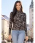 Damen-T-Shirt KIXMI VENUS SCHWARZ/BEIGE