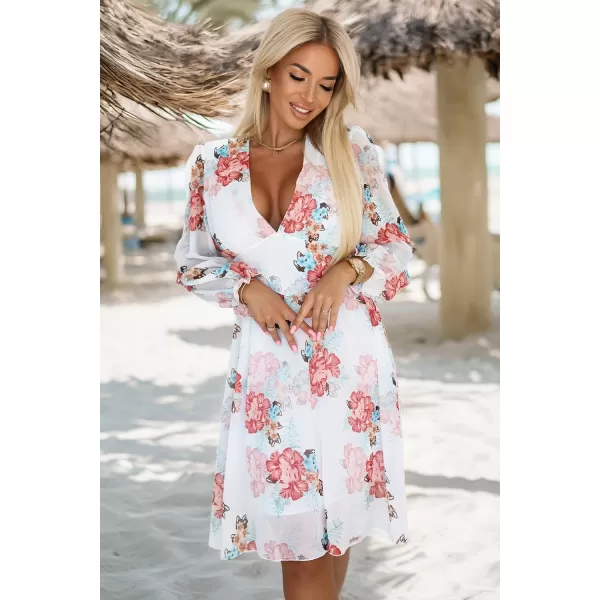  Kleid NUMOCO 388-3 FARBIGE BLUMEN 