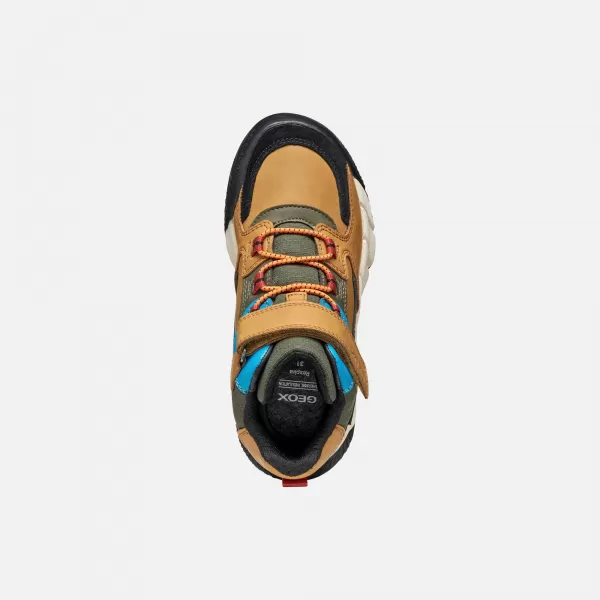  Stiefeletten für Jungen GEOX FLEXYPER PRO J56NBA0ME22C2GA3 HELLBRAUN 