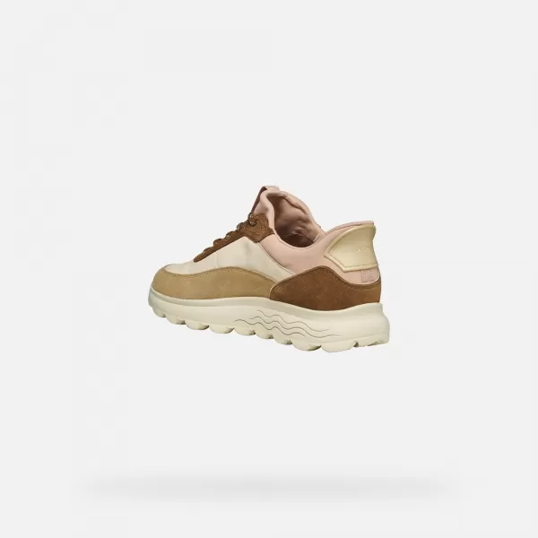  Damen-Sneaker GEOX SPHERICA PLUS G009588 BEIGE 