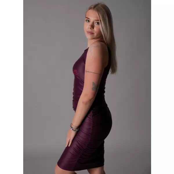  Premium-Kleid für Damen ALTISPORT VOJ/ALW047SAT03 WEINROT 