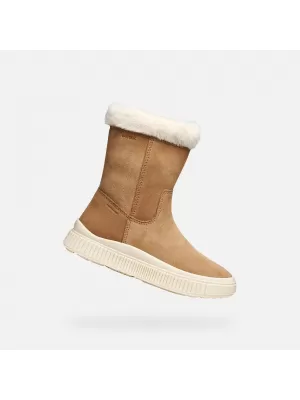 Winterstiefel für Mädchen GEOX LAQUINNY WPF J56NFB00022C6627 BRAUN