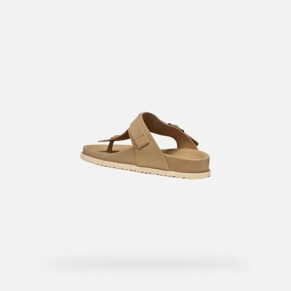  Damen-Flip-Flops GEOX SANDYBETT BEIGE 