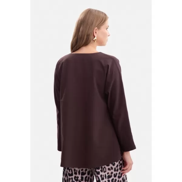  Damenbluse BEWEAR B304 DUNKLE SCHOKOLADE 