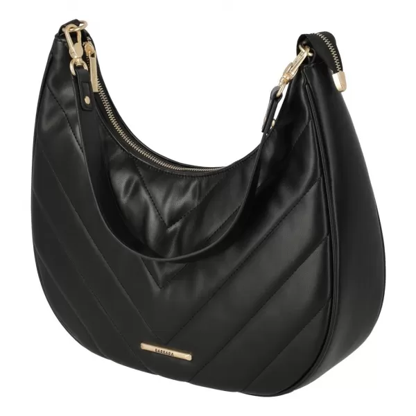  Handtasche TRAVELITE BARBARA COZY HOBO BAG SCHWARZ 